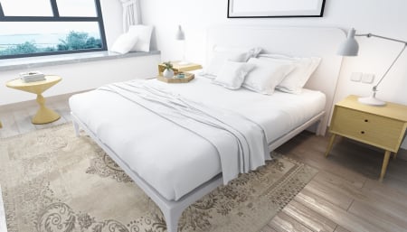 Covor clasic model medalion crem, 150x230 cm [2]