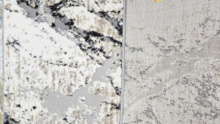 Seturi pentru dormitor latime 80 cm - Covor modern crem bej gri, model oglinda