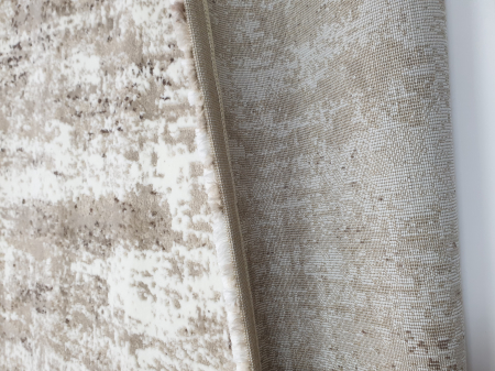 Covoare 300/400 - COVOR modern cu fir scurt, crem maro