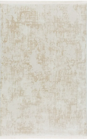 Covoare 300/400 - Covor modern cu franjuri delicati, BEJ CREM, 935A