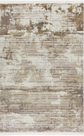 Covoare 300/400 - Covor modern cu franjuri delicati, BEJ MARO ÎNCHIS, 939A