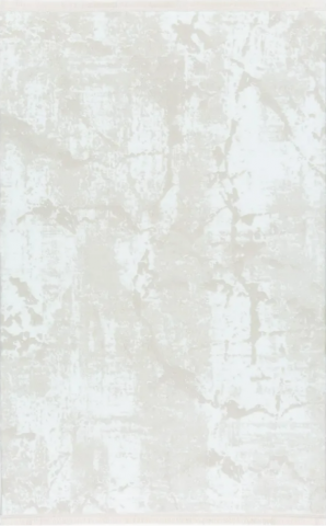 Covoare 300/400 - Covor modern cu franjuri delicati, CREM ALBICIOS, 936A