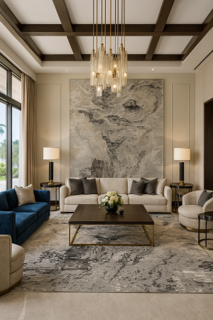 Covoare 125/200 - Covor modern, gri bej , model Versay