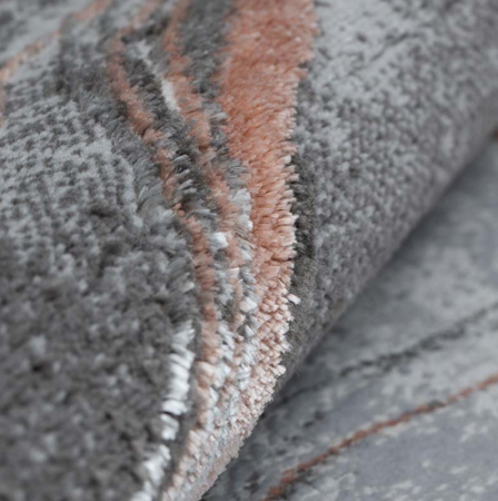 Covor modern gri roz pudra, 200x300 cm, model Versal [3]