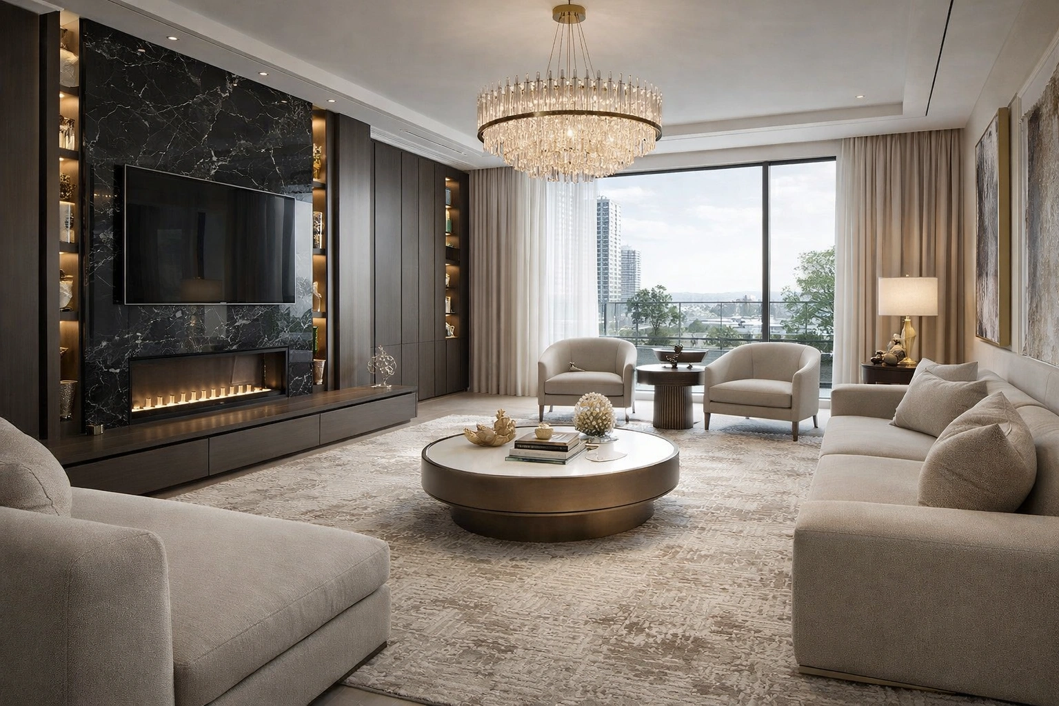 COVOARE cu FIR SCURT - Covor modern simplist alb crem, model patrate mici