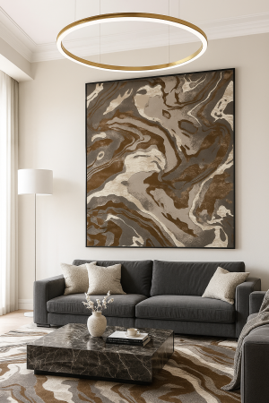 COVOARE DUPA DIMENSIUNI - Covor modern, simplist bej crem gri, model Onyx