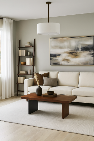 Produse noi - Covor modern simplist alb crem, model linii