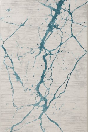 Covor modern, simplist gri turcoaz [1]