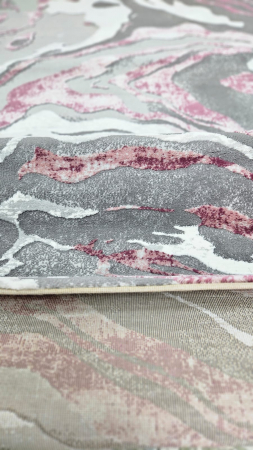 Covor modern, simplist gri roz, model Onyx [1]