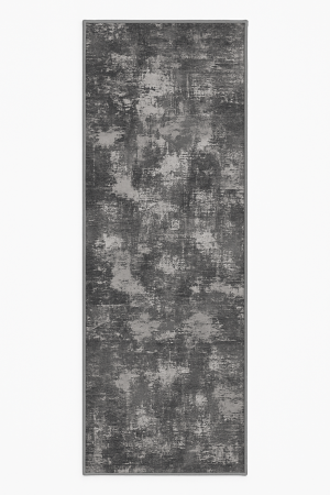 Covor modern, simplist negru gri [0]