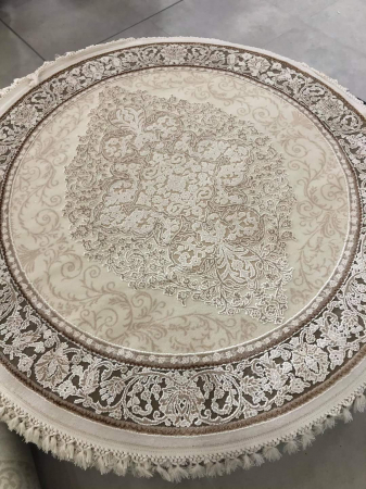 DELUXE - Covor rotund deosebit cu franjuri EMY 6979
