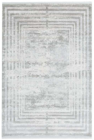 Seturi pentru dormitor latime 80 cm - Covor York acrilic 100%, gri, cu franjuri