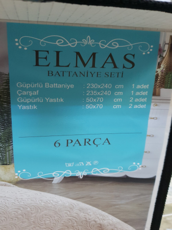 DIVERSE TEXTILE - CUVERTURA DE PAT MODEL BROCAT CU BRODERIE