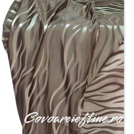 Seturi pentru baie - DRAPERIE maro zebra latime 2.80m