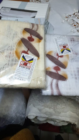 Perdea cu bolta pentru bucatarie 1.90/3.10 m , alba [1]