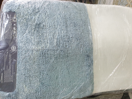 Set de baie turcoaz gama Lux super pufos,1x 60/100 cm + 1x 60/50 cm [2]