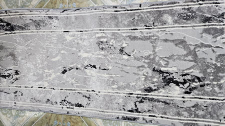 Traversa moderna,model gri negru, latime 80 cm [2]