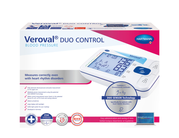 Апарат за кръвно налягане за горната част на ръката Hartmann - Veroval duo control [3]