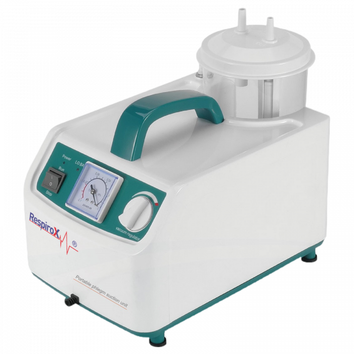 Аспиратор на секрети RespiroX JLP-002, 1000 ml, ≥ 0.075 MPa, 15 LPM, с батерия [2]