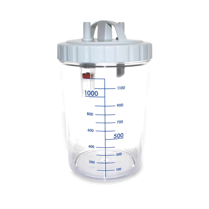 Автоклавируем съд за събиране 1200 мл - серия аспиратори за секрети Vacuide [2]