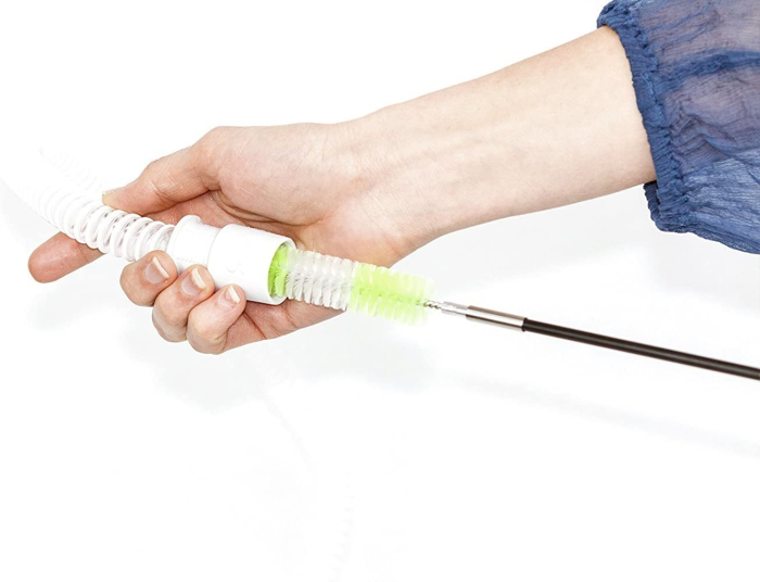 Четка за почистване на CPAP маркучи, 5-сегментна пръчка, 1,8 м - 2в1 Premium CPAP четка за маркучи [3]