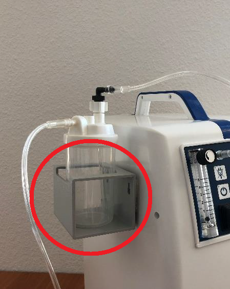 Kroeber поставка за стена/нощно шкафче за Barbotor - Купа за овлажнител [2]