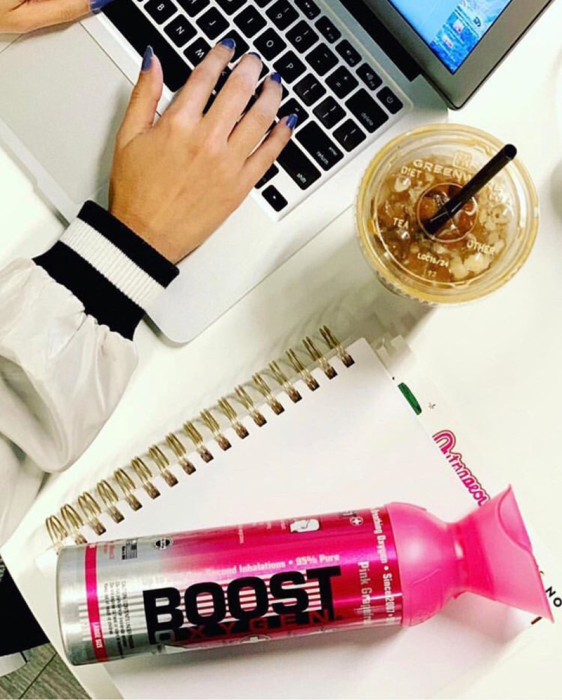 Спрей с инхалатор, концентрация на кислород 95%, Грейпфрут - Boost Oxygen [7]