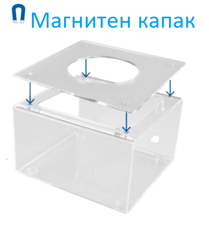 Стенна/нощна стойка HUM за Barbotor - Купа за овлажнител (HAB01-916 + HAB01-916HF) [4]