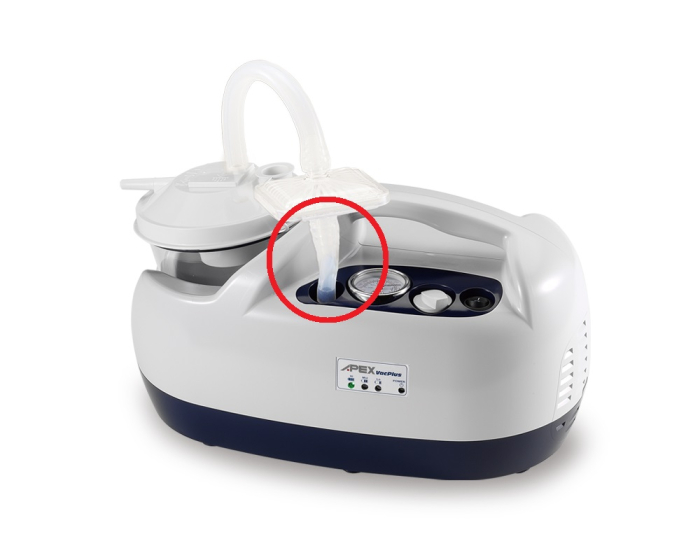 Силиконов маркуч 6 см, Ø13 мм - аспиратор за секрети VAC Pro/Maxi/Plus [2]