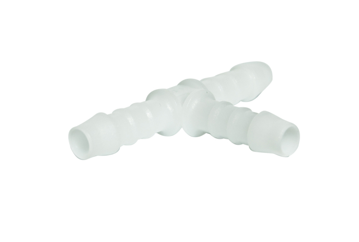 Т-образно разклонение, бяло, Ø 6 мм, свързване към аксесоар за кислороден концентратор - HUM [2]
