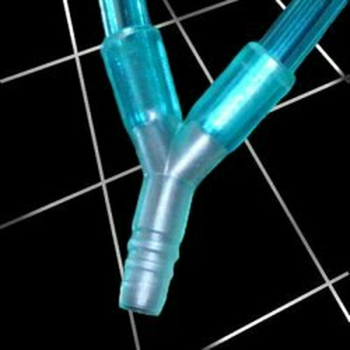 Y-образно разклонение, Ø 6 мм, с 2 залепени в него маркуча по 0,6 м [2]