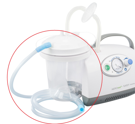 1,8 м периметърен маркуч - AEROsuc EASY Home 1 & 2 аспиратор за секрети [1]