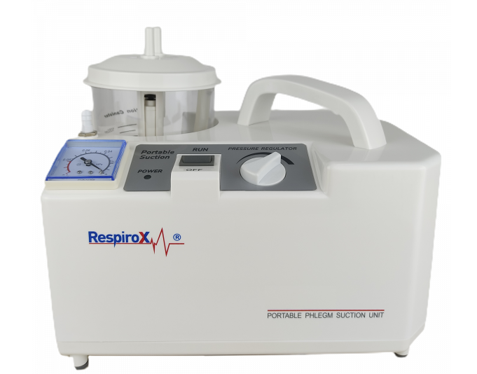 Други устройства - Аспиратор на секрети RespiroX JLP-001, 1000 ml, ≥ 0.075 MPa, 15 LPM, без батерия