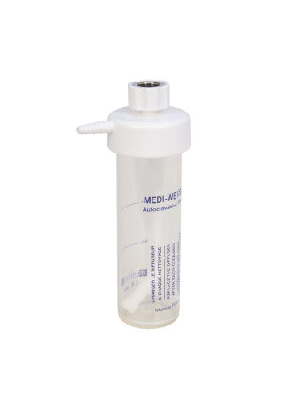 Купички за овлажнители - Barbotor - Болничен овлажнител, автоклавируем, 9/16" UNF, 200 мл MEDIWET