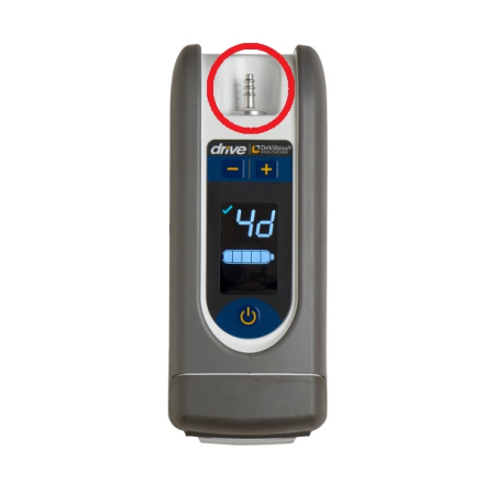 Аксесоари за кислородна терапия - Комплект: изпускателен отвор за кислород, антибактериален филтър и уплътнения - iGo2 DeVilbiss