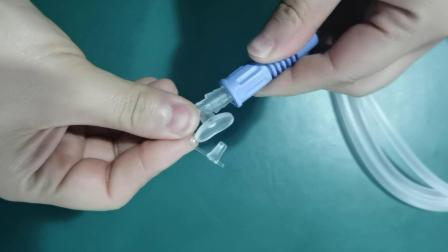 Коничен конектор за аспиратор за секрети със запушалка (щепсел/пръст) - AEROsuc AU11-FT [1]