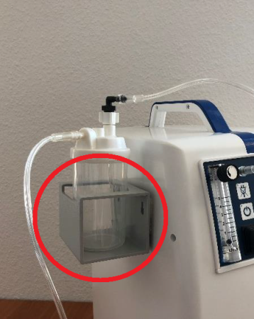 Kroeber поставка за стена/нощно шкафче за Barbotor - Купа за овлажнител [1]