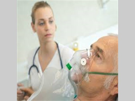 Кислородна маска, за възрастни, 2,1 м, висока концентрация, бутилка, един клапан [3]