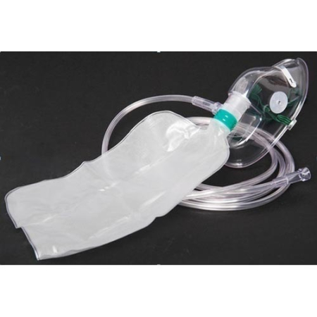 Кислородна маска, за възрастни, 2,1 м, висока концентрация, бутилка, един клапан [1]