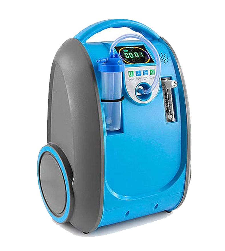 C колелца - Портативен кислороден концентратор Lovego G1 (LG101)