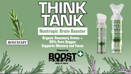 Инхалаторен спрей, концентрация на кислород 95%, Розмарин - Boost Oxygen [2]