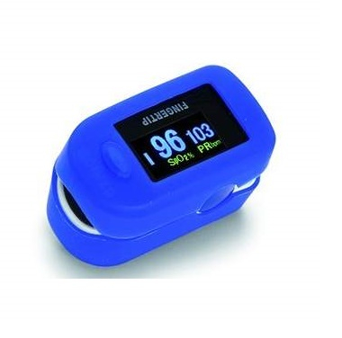 Защитен калъф за пулсов оксиметър, силиконов, син [3]