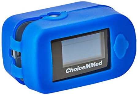 Защитен калъф за пулсов оксиметър, силиконов, син [2]