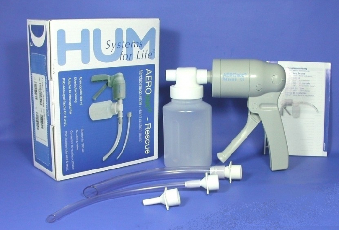 Aspirator Secretii AEROsuc Rescue, manual, vas colector 300 ml, putere aspirare > 0.6 bar, > 20 LPM [3]