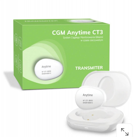 Reabilitare - Transmițător / Transmiter Senzor Glicemie Yuwell Anytime CT3 Moldova
