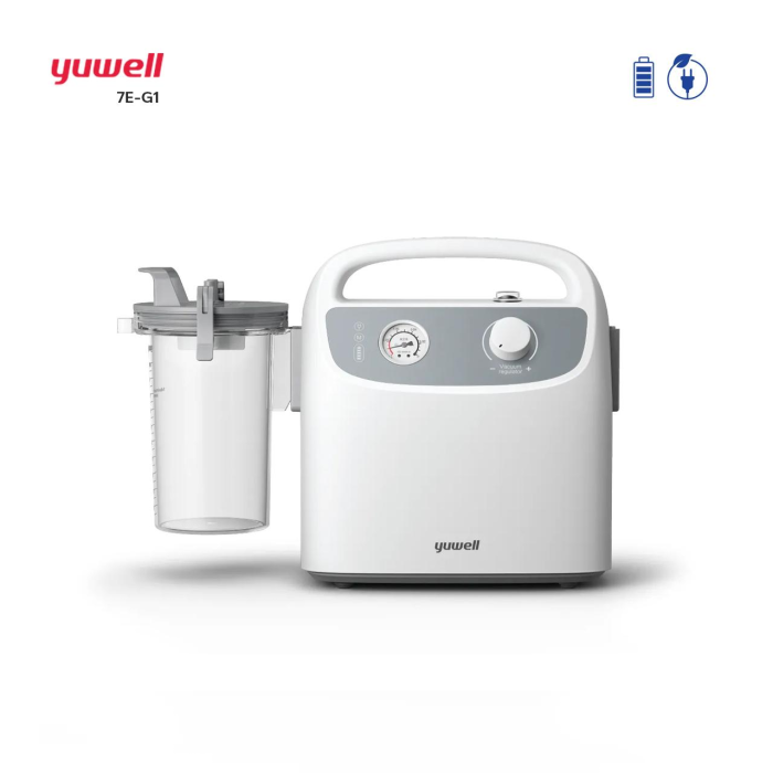 Aspirator Secreții Yuwell 7E-G1, 27 L/min, 85 kPa, cu Baterie | CPAP24.RO [2]