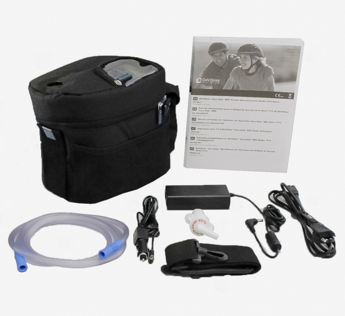 Aspirator Secretii VacuAide 7325, 50-550 mmHg, 27 LPM, cu baterie [8]