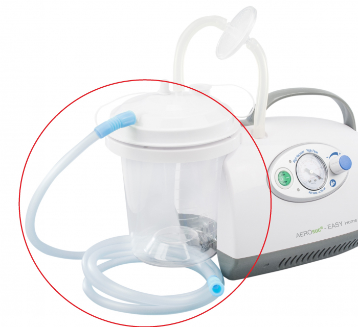Furtun perimetru 1.8 m - aspirator secretii AEROsuc EASY Home 1 & 2 [2]