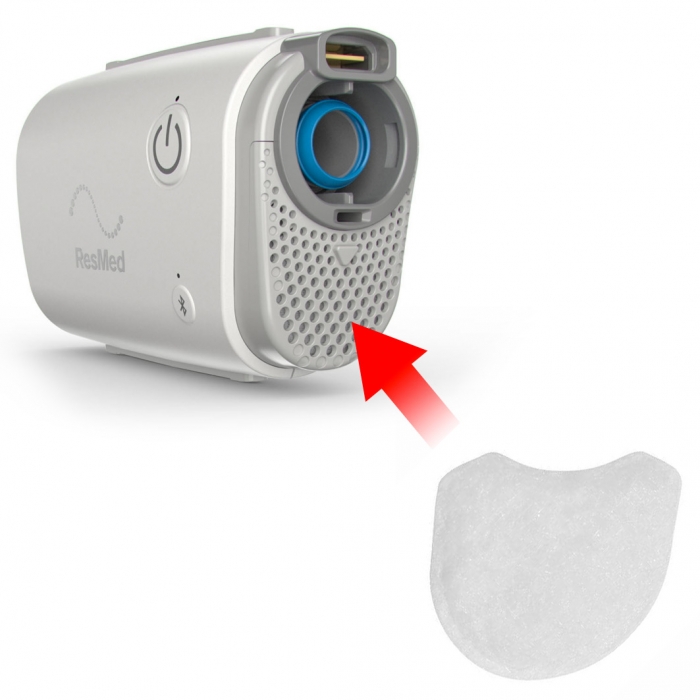 Filtru alb hipoalergenic ( > 0.5 μm) miniCPAP AirMini - Resmed [2]