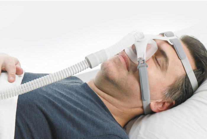 Masca CPAP nazală Wizard 310 – vedere frontală [2]